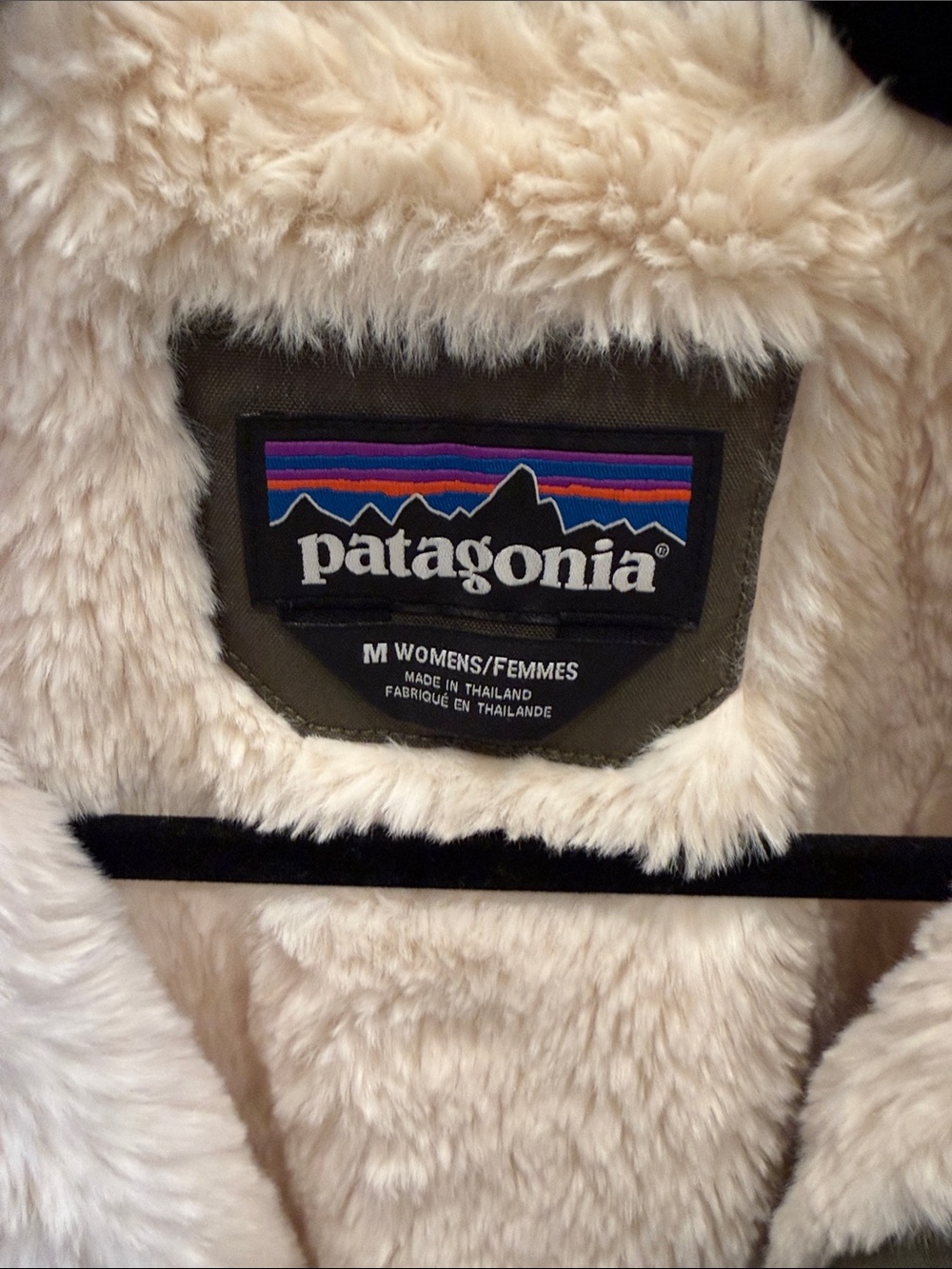 Patagonia Olive Green Sherpa-Lined Field Jacket - Picture 2 of 5